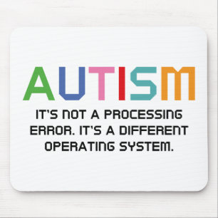 Mousepad Autismo sistema operativo