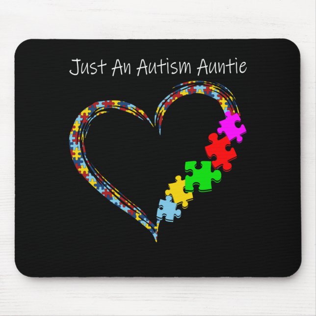 Mousepad Autista | Apenas Uma Tia Autismo (Frente)