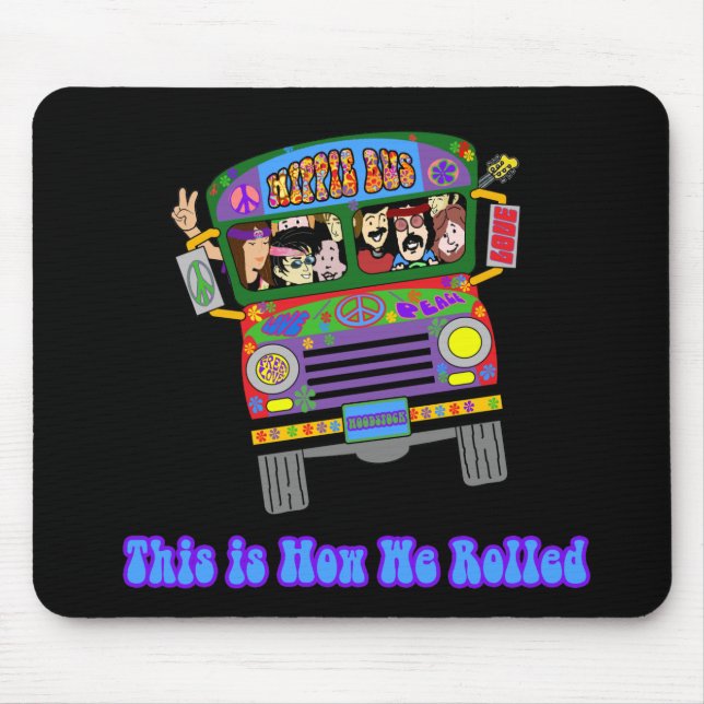 Mousepad Auto escolar do Hippie (Frente)
