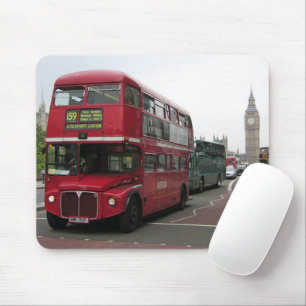 Mousepad Autocarro de dois andares de Londres