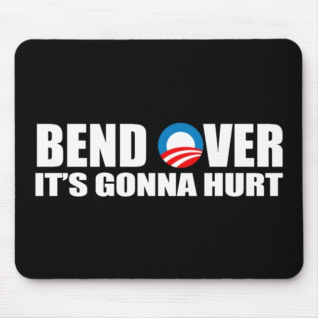 Mousepad Autocolante no vidro traseiro de Anti-Obama - a (Frente)