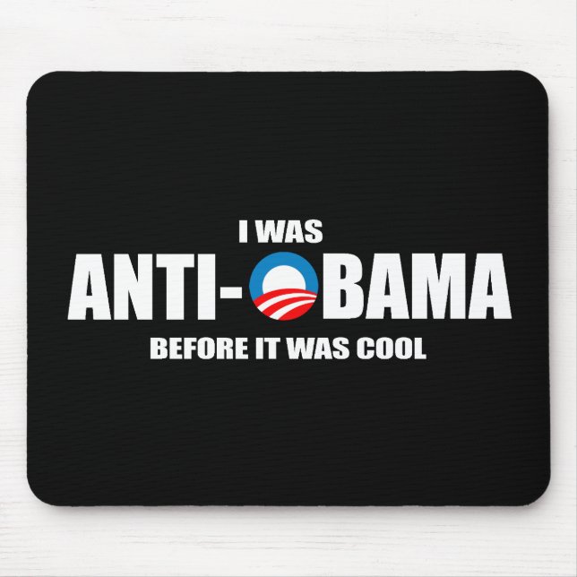 Mousepad Autocolante no vidro traseiro de Anti-Obama - eu (Frente)