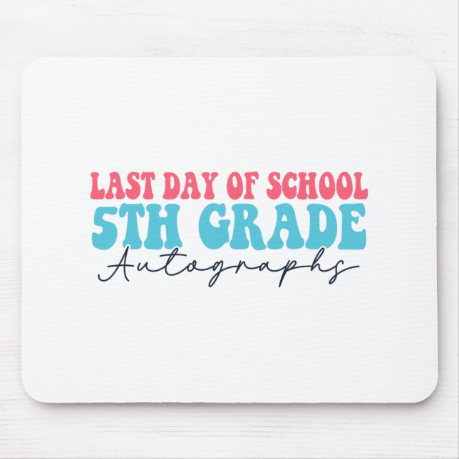 Mousepad Autografo 2023 Do Dia Da Escola Para 5 (Frente)