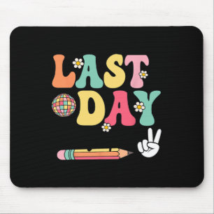 Mousepad Autógrafos do Último Dia 2024-2025 Retro Fofo Últi