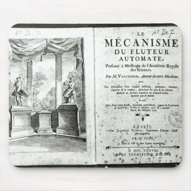 Mousepad Autômatos, ilustração do frontispiece (Frente)