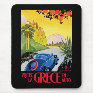 Mousepad Automóvel do en de Grece do La de Visitez