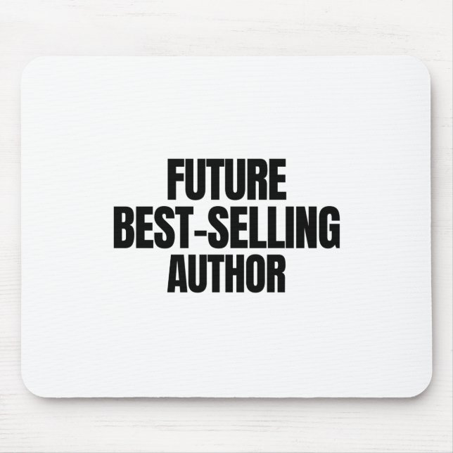 Mousepad Autor futuro mais vendido (Frente)