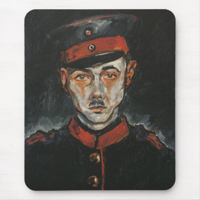 Mousepad Autorretrato (por Walter Gramatté) (Frente)