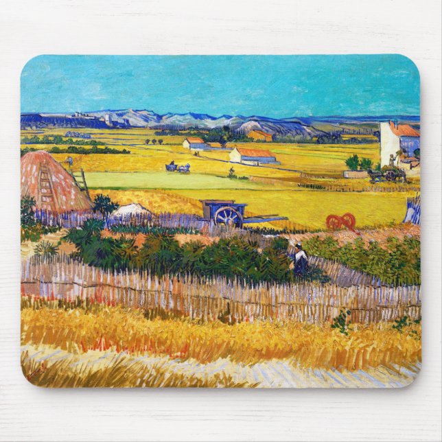 Mousepad Autumn Countryside, Van Gogh (Frente)