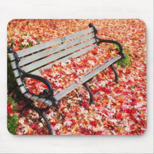 Mousepad Autumn Falling Leaf Nature