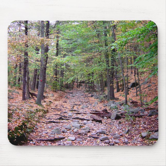 Mousepad Autumn on Blue Hills Reservation Red Dot Trail (Frente)