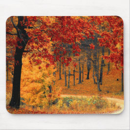 Mousepad Autumn Road