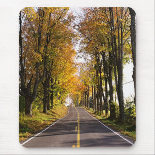 Mousepad Autumn Road