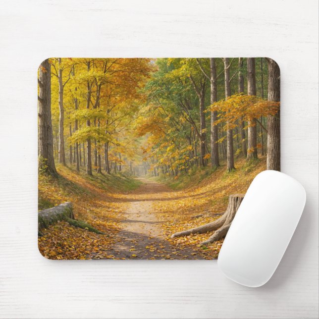 Mousepad Autumn Woods Com Caminho De Camada (Com mouse)