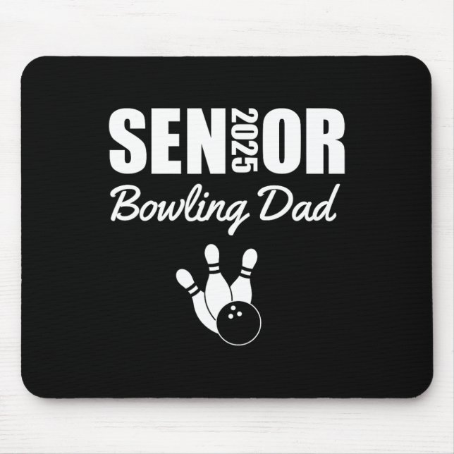Mousepad Auxiliar Pai da Equipe de Boliches de Boliches de  (Frente)