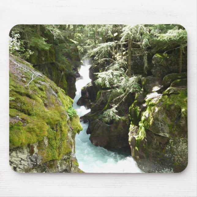 Mousepad Avalanche Gorge II no Parque Nacional Glacier (Frente)