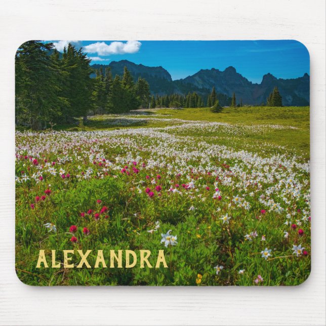 Mousepad Avalanche Lily Superbloom Nome Personalizado (Frente)