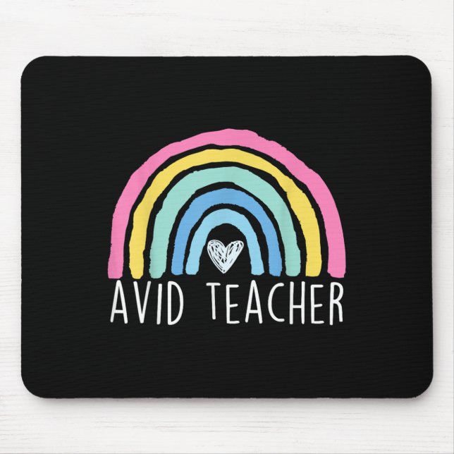 Mousepad Avanço Do Professor Avid Através De Apreciações In (Frente)