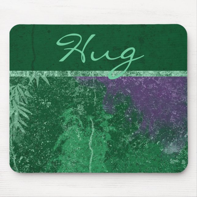 Mousepad Avatar - Placa de Mouse "Hug" Verde Tóxico (Frente)