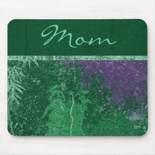 Mousepad Avatar - Placa de Mouse "Mãe" Verde Tóxica (Frente)