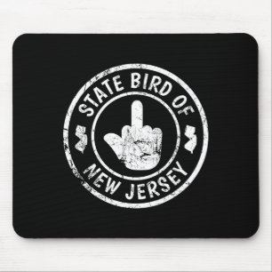 Mousepad Ave Estadual de Nova Jersey Dedo do Meio Engraçado