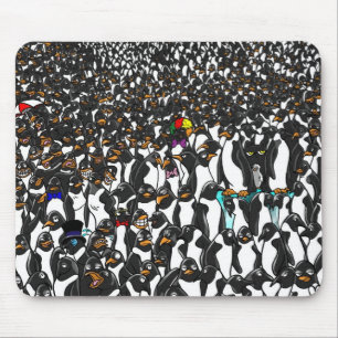 Mousepad AVEIA e o TAPETE DO RATO dos pinguins 2