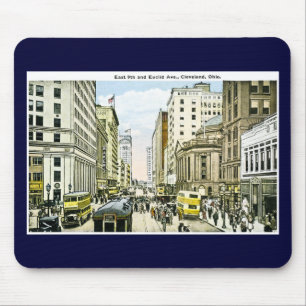 Mousepad Avenida do leste 9a e de Euclid, Cleveland, Ohio