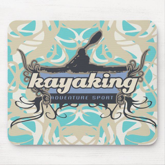 Mousepad Aventura, Camisetas de Kayaking e presentes (Frente)