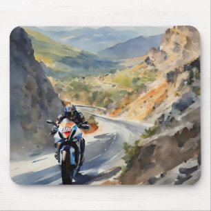 Mousepad Aventura de Alta Velocidade em Paisagem Montanha V