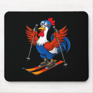 Mousepad Aventura de desenho animado de galo engraçado de e