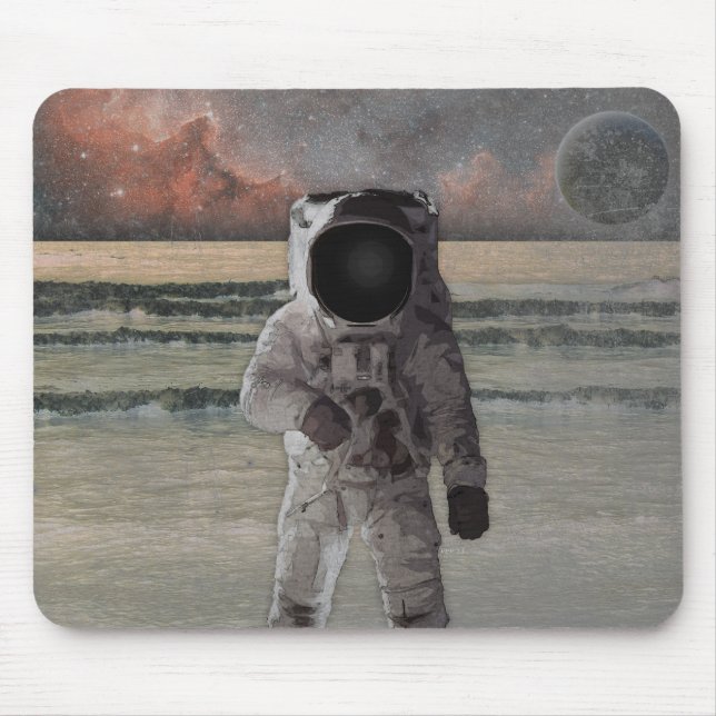 Mousepad Aventura de Viagem de espaço externo (Frente)