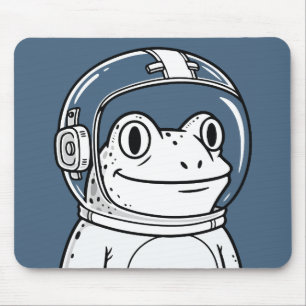 Mousepad Aventura Espacial do Sapo Astronauta Fofo 
