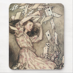Mousepad Aventuras da Alice Vintage no País das Maravilhas