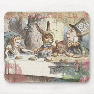 Mousepad Aventuras de Alice no País das Maravilhas Festa do