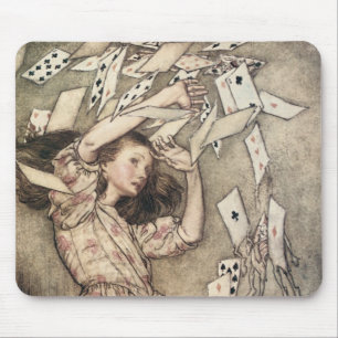 Mousepad Aventuras de Alice no País das Maravilhas Vintage 