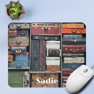 Mousepad Aventuras de Viagem, Malas Antigas
