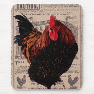 Mousepad Aves de capoeira especiais de padeiro
