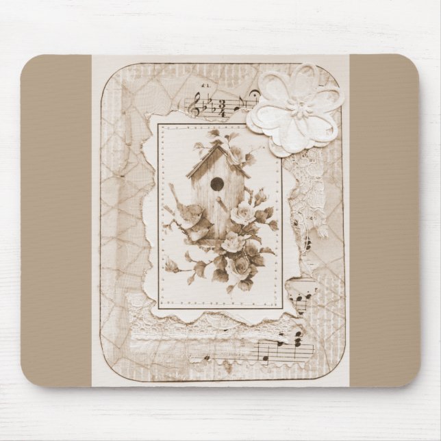 Mousepad Aves E Chique De Casa (Frente)