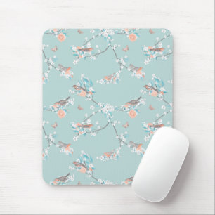 Mousepad Aves e Flores