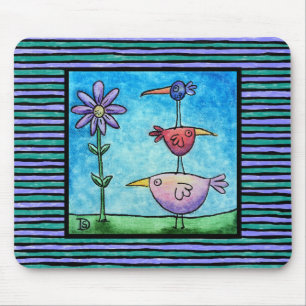 Mousepad Aves Empilhadas