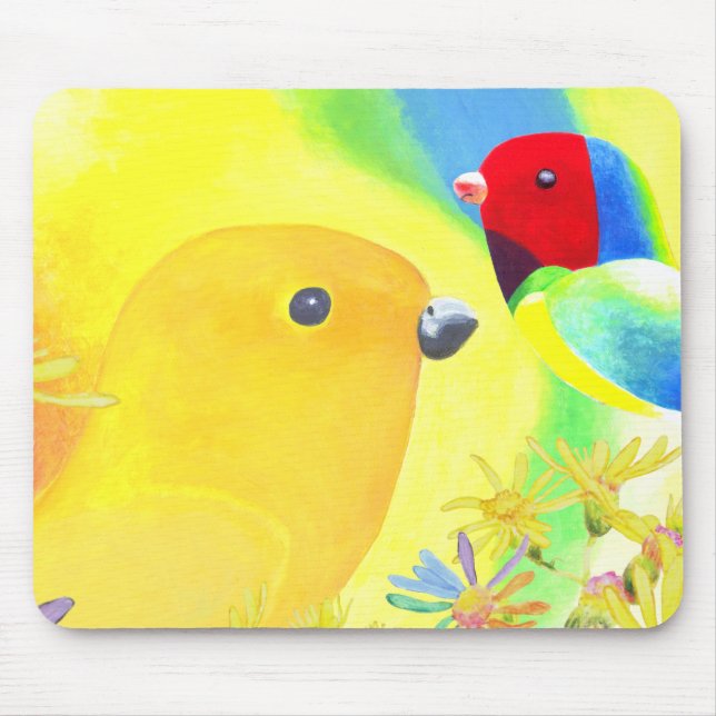 Mousepad Aves Fantásticas (Frente)