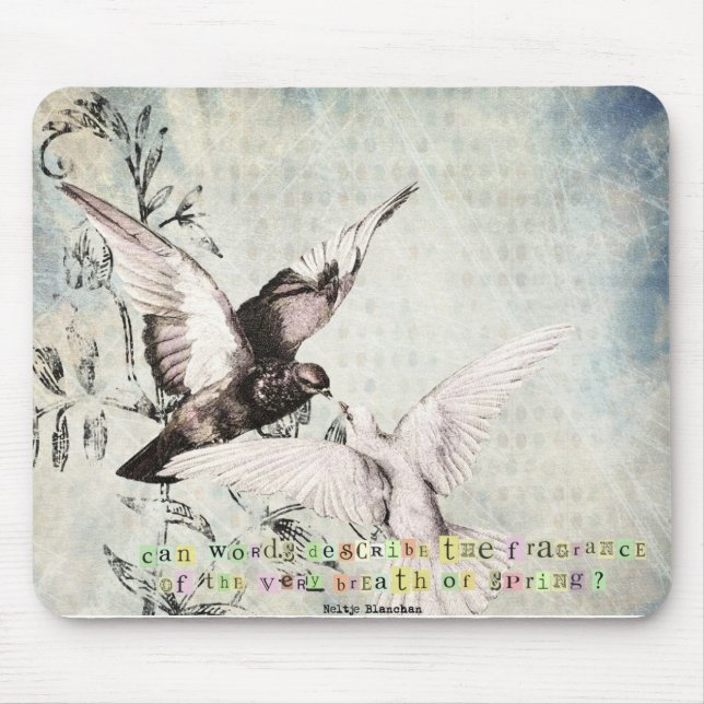 Mousepad Aves primavera (Frente)