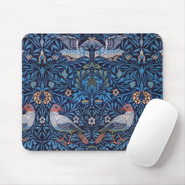 Mousepad Aves, William Morris (Com mouse)