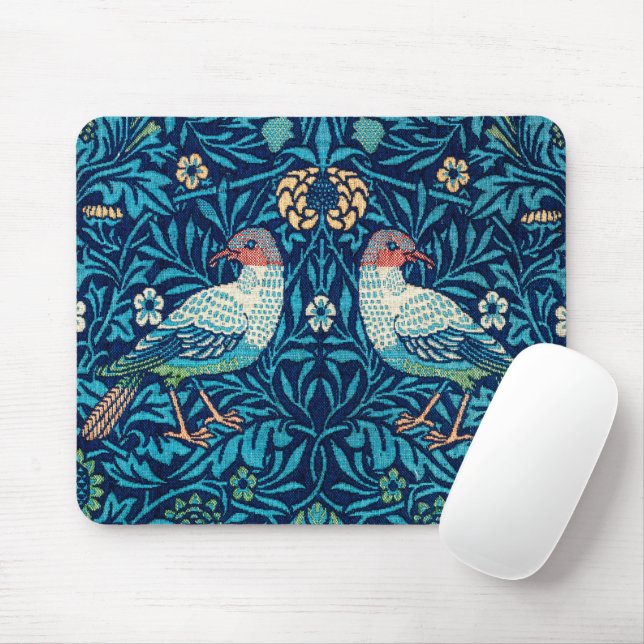 Mousepad Aves, William Morris (Com mouse)