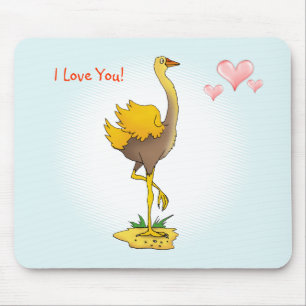 Mousepad Avestruz bonito