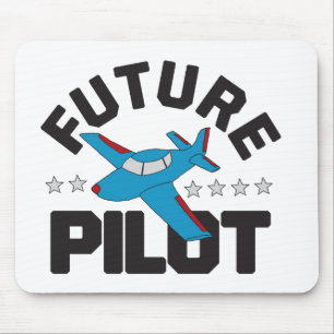 Mousepad Aviação para crianças voando em pilotos de alto