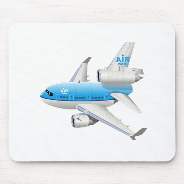 Mousepad Avião de animação (Frente)
