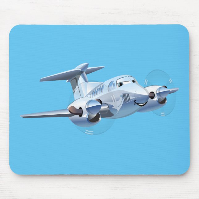 Mousepad Avião de animação (Frente)