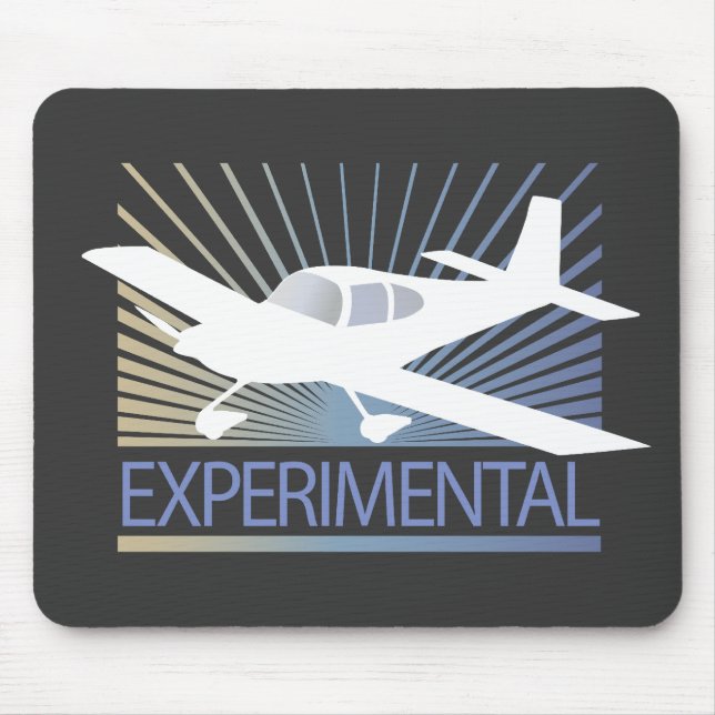 Mousepad Avião experimental da baixa asa (Frente)
