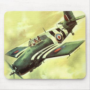 Mousepad Avião Vintage